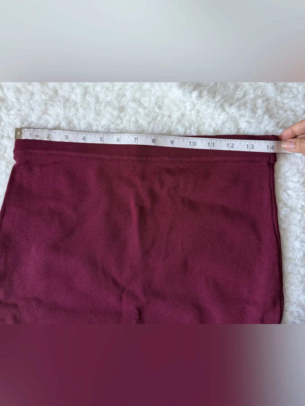 Romeo & Juliet Couture Plum Pencil Skirt - Picture 4 of 7